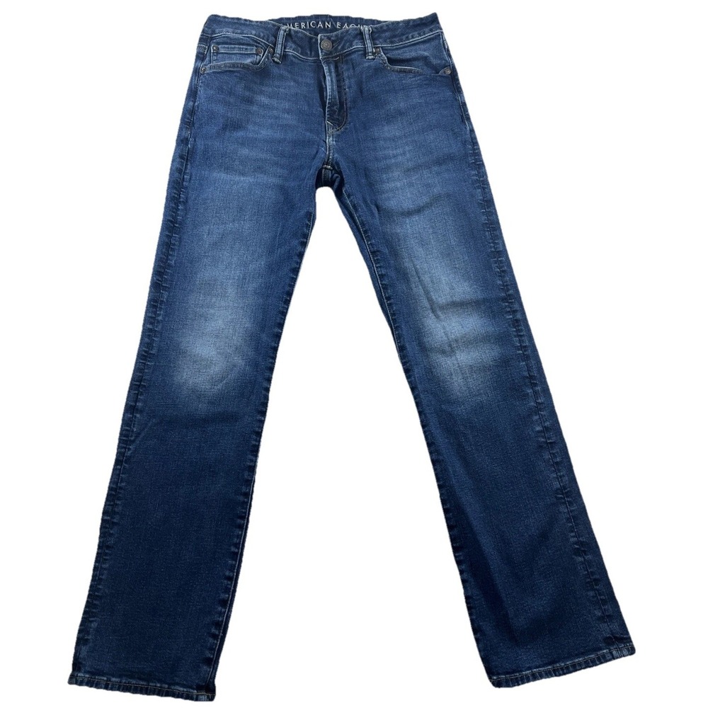 American Eagle Jeans Mens 33x31 Airflex + Original‎ Bootcut Medium Wash Denim